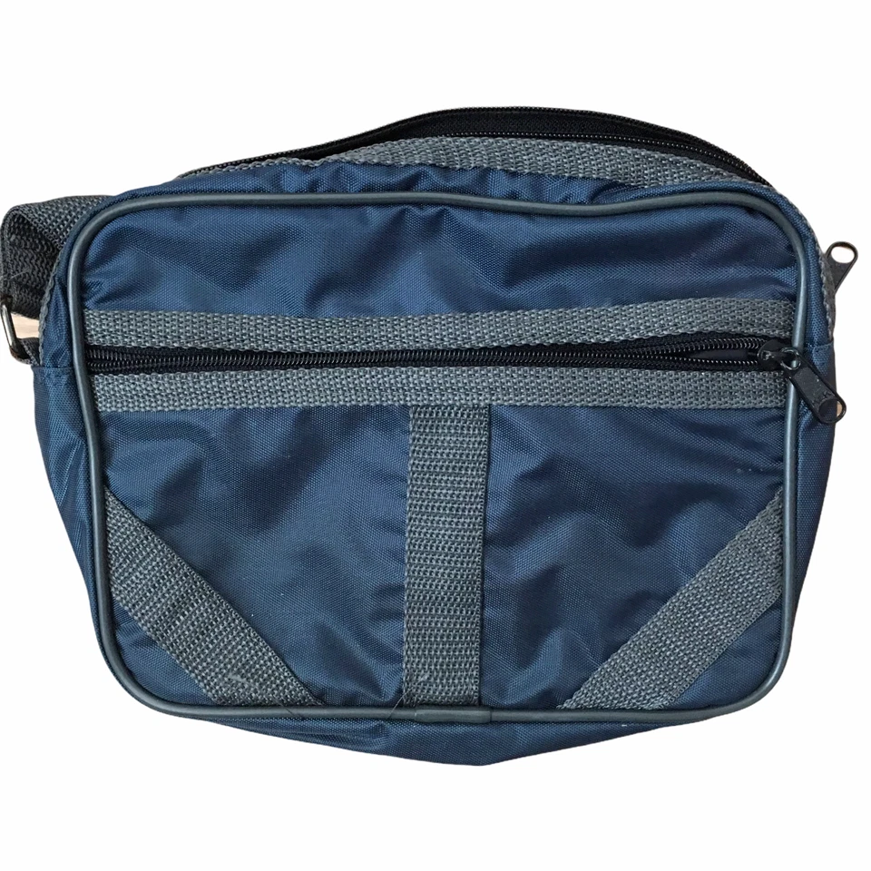 Винтажный 3 изделия Pierre Cardin синий нейлона чемодан путешествий ручная кладь сумка с короткими ручками ✨EXC✨ - Изображение 4 из 4