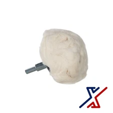 4" Mushroom Shaped Polishing Wheel / Buff  with 1/4" Hex Shank by X1 Tools