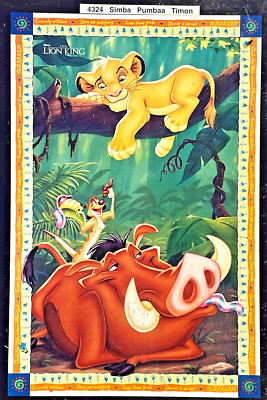 Vintage 1994 Poster Disney Lion King Movie Simba Pumbaa Timon 23''x 35'' Rare 4324