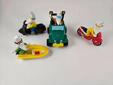 McDonald's Mac Tonight Moon Man Happy Meal Toys Lot of 4 1988