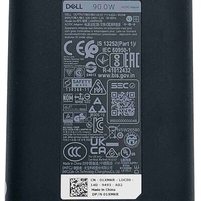 Genuine OEM DELL Slim 90W AC Adapter HH44H LA90PM130 DA90PM130 - Foto 4