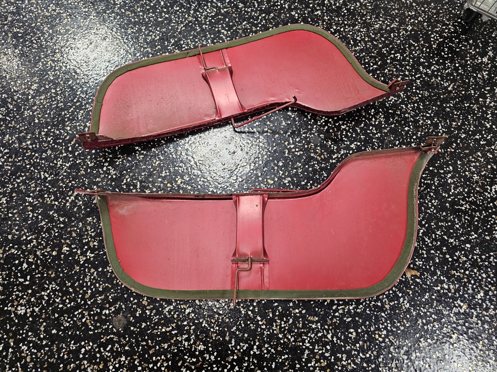 1946 1947 1948 PLYMOUTH P15 FENDER SKIRTS REAL METAL SPECIAL DELUXE