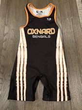 Mens Oxnard Bengals High School Spandex Wrestling Singlet XS