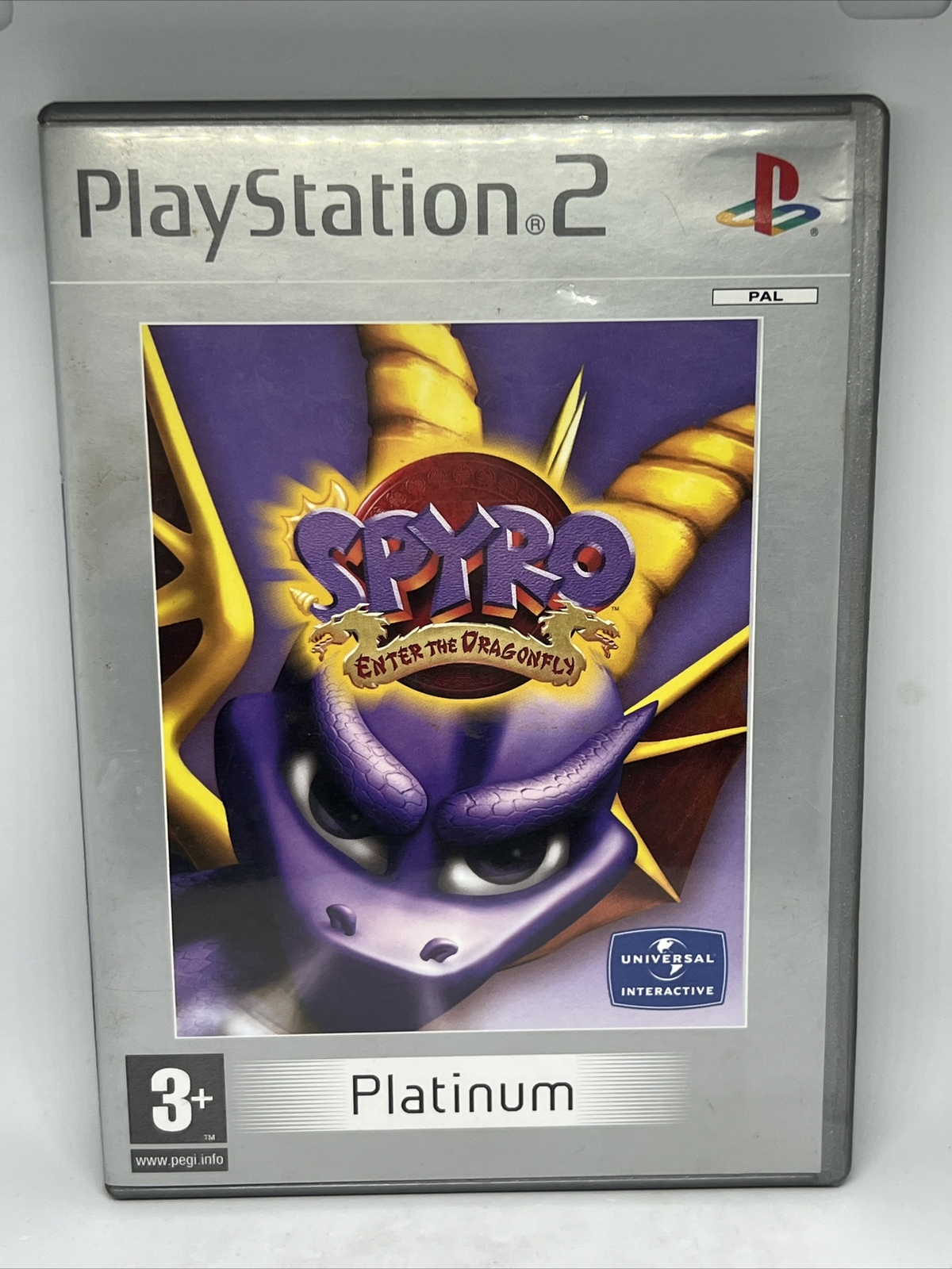 Spyro Enter the Dragonfly Playstation PS2 Platformer Video Game Manual PAL