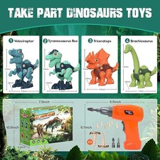 STEM Construction Build and Take Apart Dinosaurs Boys Girls