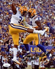 Patrick Queen Signed LSU Tigers 8x10 Photo JSA