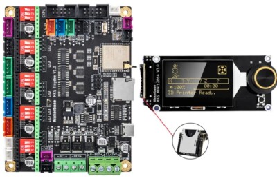 MKS TinyBee V1.0 Motherboard 3D Printer Control Board and lcd screen combo