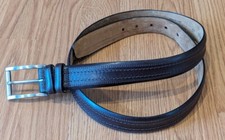 Men's Mezlan Leather Belt 6596 Brown Spain - 40
