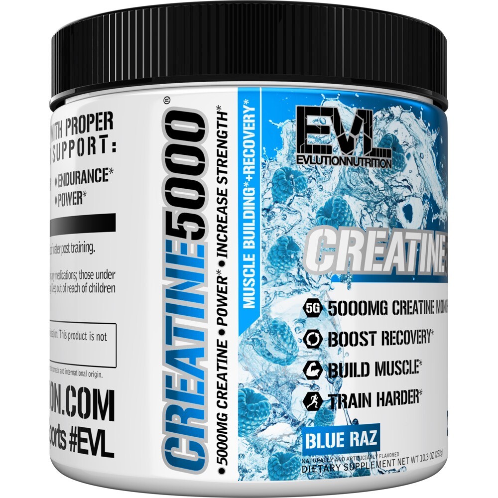 Evlution Nutrition Creatine5000 - 5G Creatine Monohydrate - All Flavors