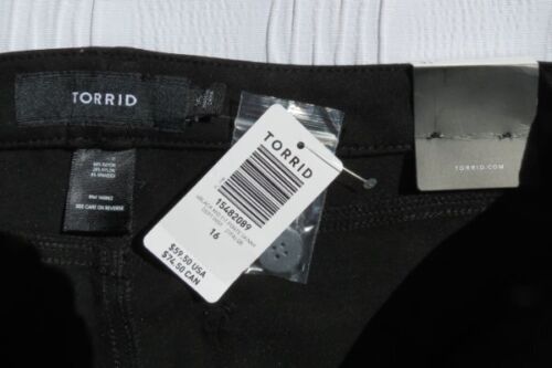 NEU $ 59 Torrid US Damen XL 16 schwarz luxuriös weich Stretch Ponte Strick Skinny Hose - Bild 5 von 5
