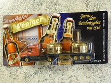 Peniger Bier-Truck, Scania Hauber Tieflader mit 2 Sudkessel, NEUWERTIG, OVP, TOP