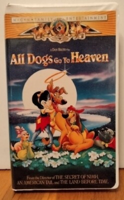 All Dogs Go to Heaven (VHS, 2000, Clam Shell Family Entertainment