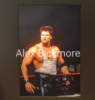 1993 Hasbro WWF Prototype Internal Photo Slide Diesel Wrestling #2