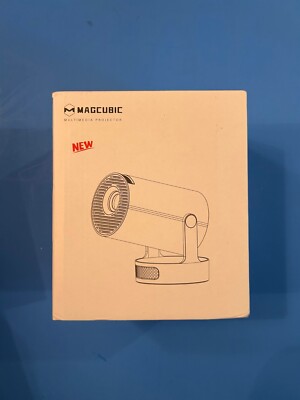Magcubic HY300 Pro+ Mini Projector - 720p Native, 4K Support - White