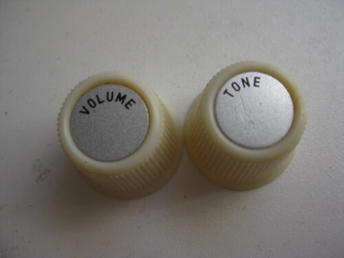 Set of 2 Vintage Teisco Kent Kingston Guitar Knobs for Project
