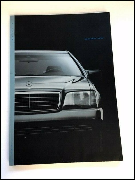 1992 Mercedes Benz 82-page Brochure Catalog 300SE 500SEL 400SE