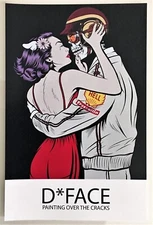 D*FACE - SHOW CARD "Painting Over The Cracks" -- 2022 Solo Exhibit