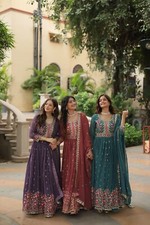 SALWAR KAMEEZ PAKISTANI INDIAN WEDDING PARTY WEAR DRESS READYMADE SUIT SHARARA