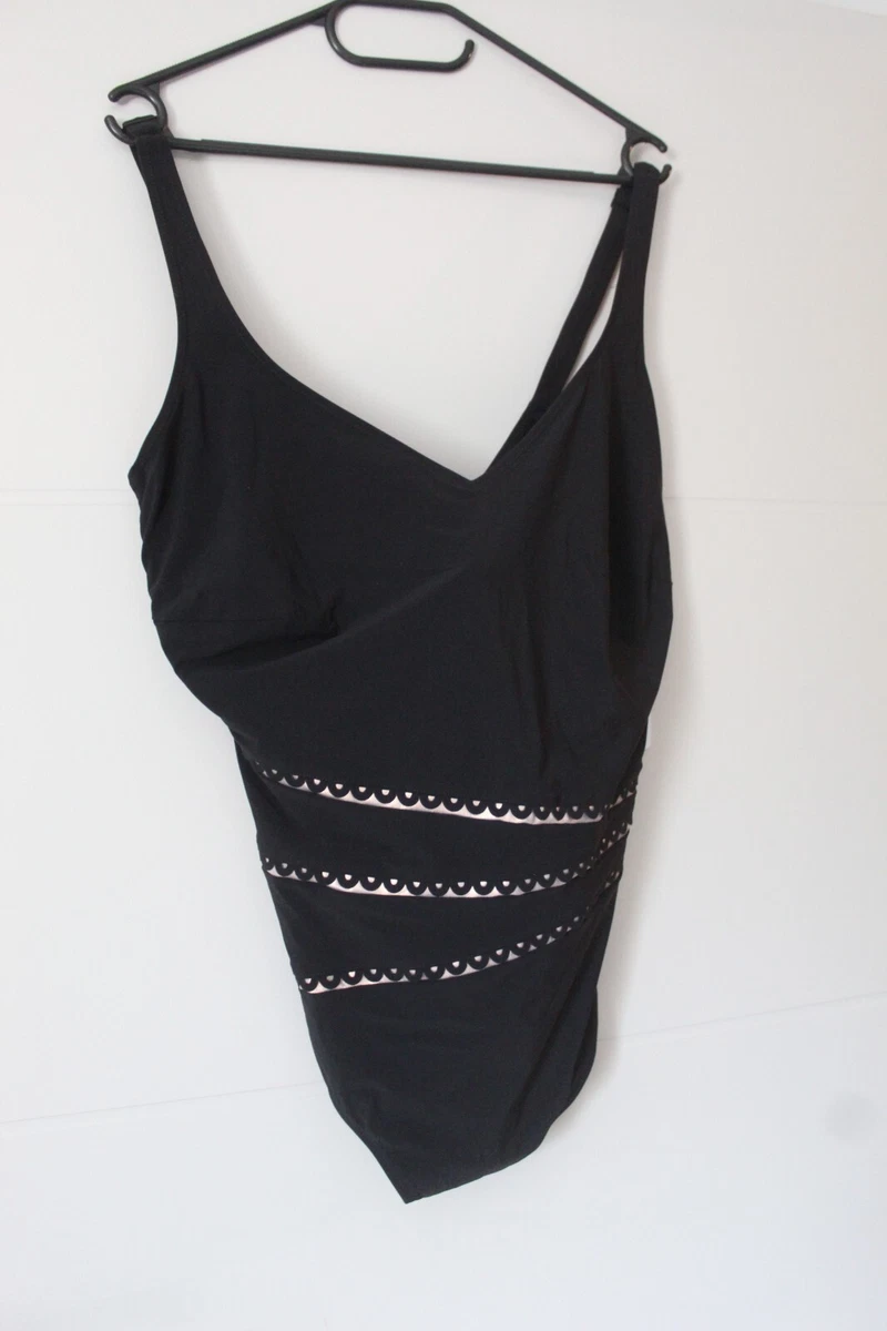 LCW DREAM Maillot De Bain Rayé à Rembourrage Amovible Pour Femmes Noir O 4454496