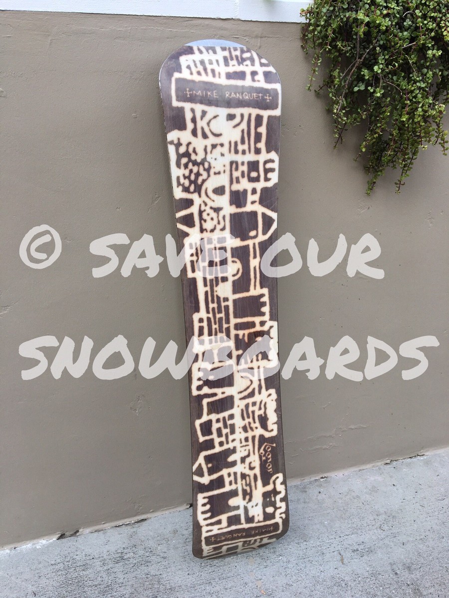 Vintage Lamar Mike Ranquet Mini Snowboard 151 castles | eBay