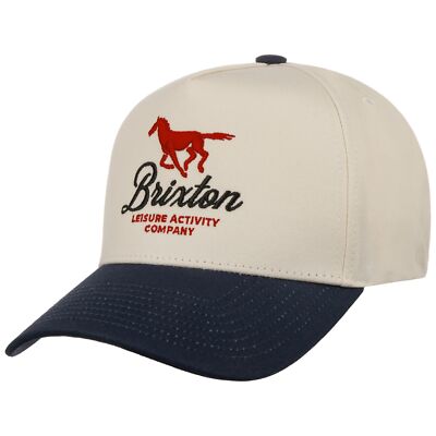 BRIXTON Leisure Activity Snapback Cap Basecap Baseballcap Curved Brim