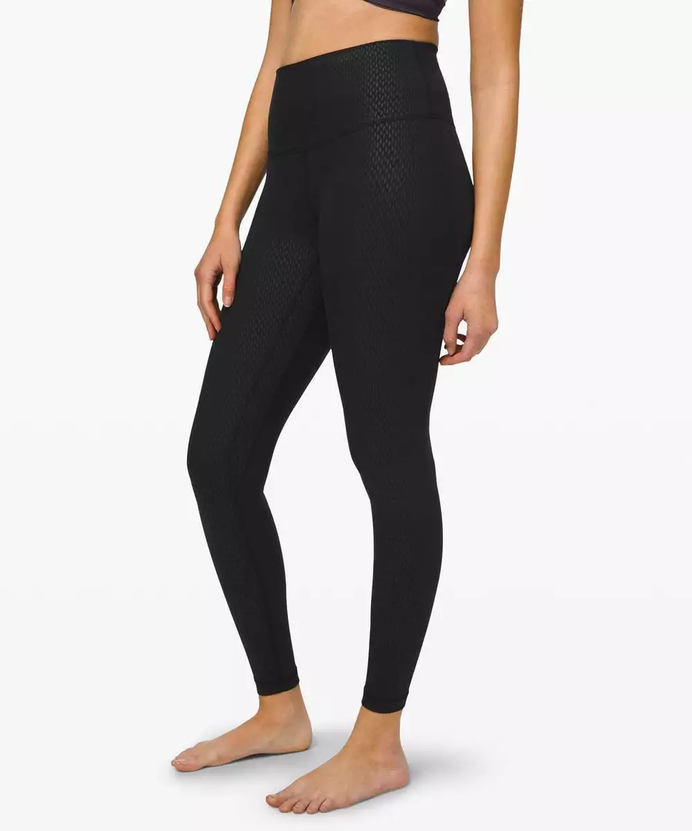 Lululemon Cut The Crop - Black / Vintage Pink - lulu fanatics