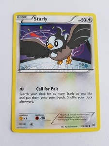 Carte Pokemon Xy Impulsion Turbo Starly 125 162 Commune Carte Anglaise Ebay