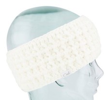 Coal Headwear THE WAFFLE HEADBAND Womens 100 Acrylic Headband White NEW
