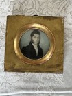 Portrait miniature Homme aux favoris