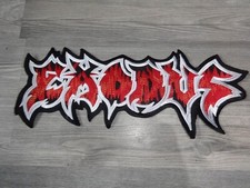Exodus Thrash Metal Backpatch Patch Shape Ove...