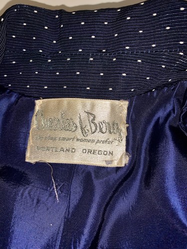 Excellent Vintage 1940s Kay Saks Original by Yablokoff Skirt /Jacket Suit Set - Picture 11 of 12