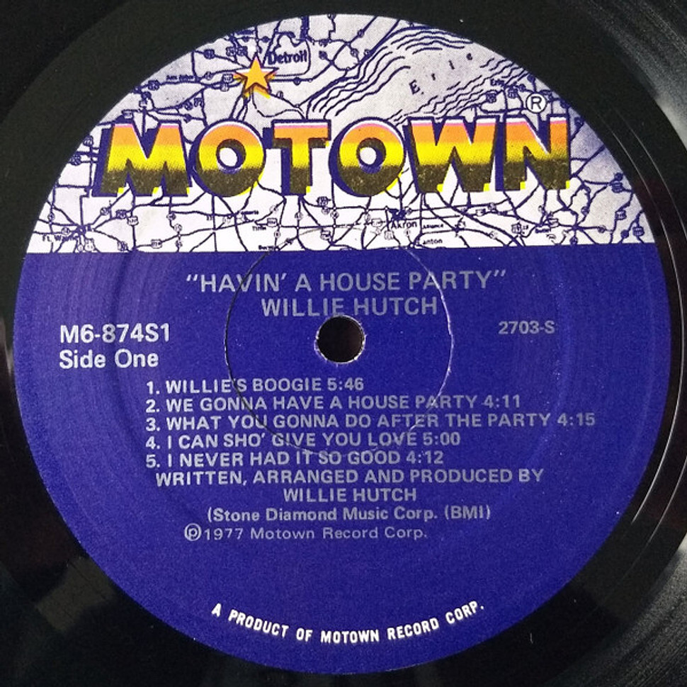 Willie Hutch Havin' A House Party LPレコード Willie Hutch - Havin' A House Party (Vinyl LP - 1977 - US