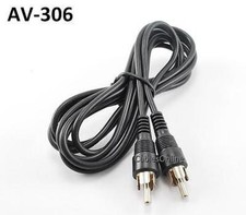 6ft 1-RCA to 1-RCA Male to Male Audio Plug Cable, CablesOnline AV-306