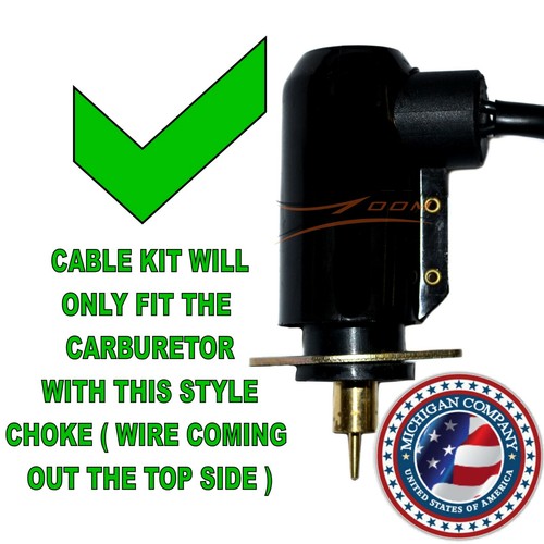 fit POLARIS PREDATOR 90 MANUAL CHOKE CABLE CONVERSION KIT SET 2003-2007 - Picture 2 of 3