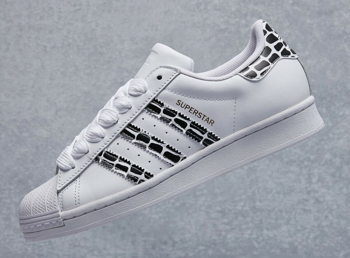Adidas Womens Originals Superstar Animal FV3452 White Black Adidas Womens Originals Superstar Animal FV3452 White Black