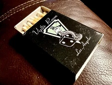The Viper Room! West Hollywood, CA, SUPER RARE Full Matchbox!  Black