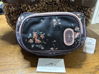 coach court belt bag black