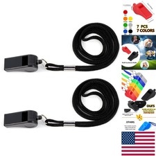 High-Quality ABS Sports Whistles with Lanyard - Perfect for Training  Events