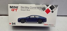 Mini GT 1/64 Bentley Continental GT Sequin Blue  [B7]
