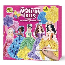 Princess Craft Kit - 10 DIY Art Supplies for Kids Ages 4-10, Perfect Gift