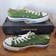 Converse Chuck Taylor All Star Canvas Shoes Lace Trainers Green Unisex uk6