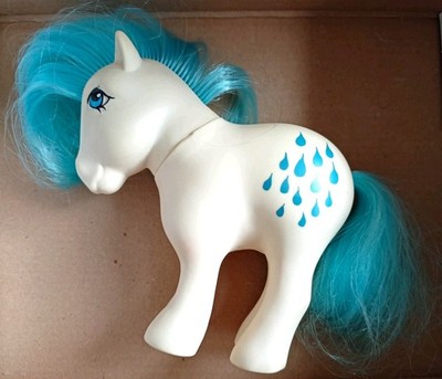 Hasbro My little Pony G1 Lemondrop Italy Lemon Drop weiß türkis Mähne Tropfen