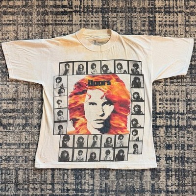 90s THE DOORS ALL OVER PRINT EURO BOOTLEG Vintage T-Shirt Reprint