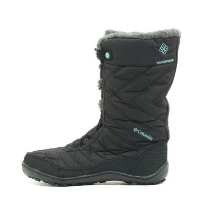 Columbia Damen BY5949-010 Stiefel Schwarz Textil Mittel Winterstiefel EU 37