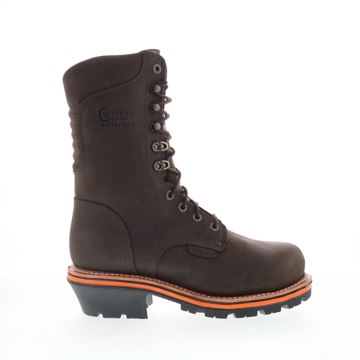 steel toe chippewa boots 25466