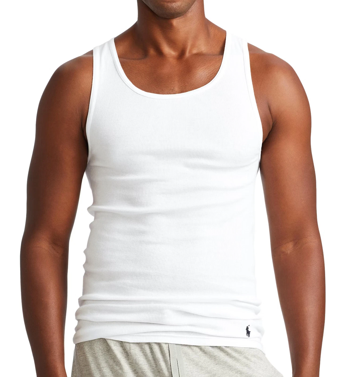 Polo Ralph Lauren NXTKP3 Big Man Classic Fit 100% Cotton Tank - 3 Pack