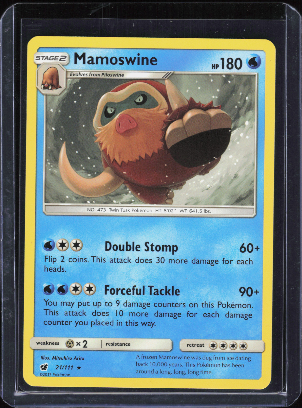 Pokemon Crimson Invasion #21/111 Mamoswine Rare NMT