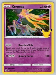 Xerneas 012/025 Celebrations Holo Rare