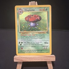 Pokémon TCG Vileplume Jungle Holo Rare Card Unlimited Edition 15/64