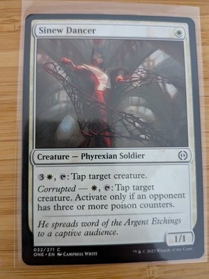 MTG Sinew Dancer 032 Phyrexia: All Will Be One M/NM Free UK P&P